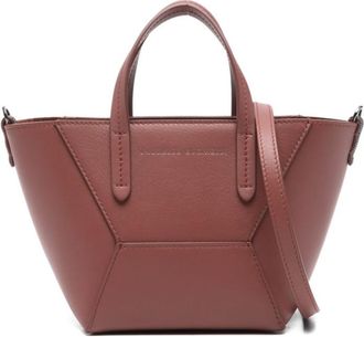 Brunello Cucinelli Red BC Duo Mini Tote