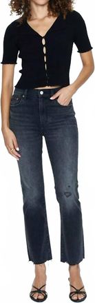 Pistola Denim Lennon High Rise Crop Bootcut Jeans In Citadel Vintage