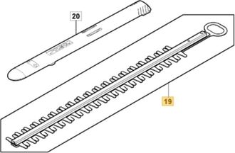 STIGA Sports Cuchilla Cortasetos Modelos Ph900e Sph900ae Original Stiga 118811355/0
