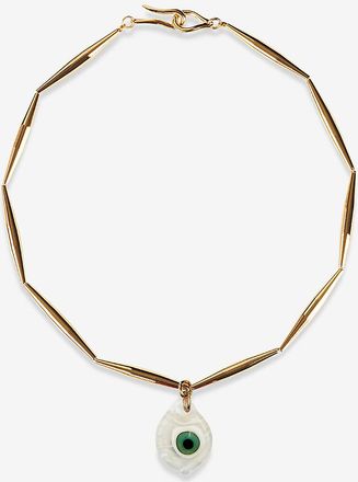 Tohum Design Goldene Choker-Kette Lumia Evil Eye