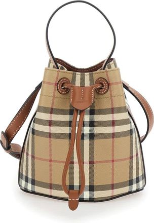 Burberry Dames, Tassen, Beige, Maat: ONE Size Katoen