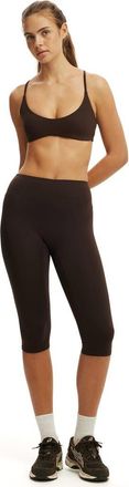 Cotton On Womens Active Ultra Soft Contour Capri Tight in French Roast at Nordstrom, Size Xx-Small