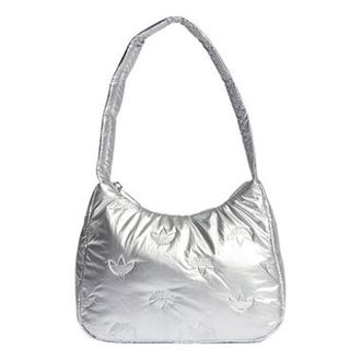 adidas (WMNS) adidas Puffy Satin Mini Shoulder Bag Silver II3393