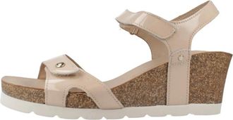 Panama Jack Platform Wedge Sandalen - Dames - Sleehakken - Roze - 40 EU - Schoenen