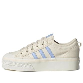 adidas (WMNS) adidas Nizza Platform Wonder White Blue Dawn HQ1911