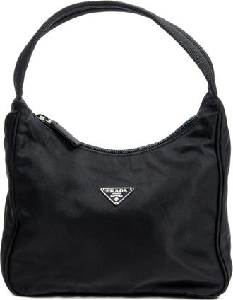 Prada Borsa a spalla con manico anni 90 - Nero