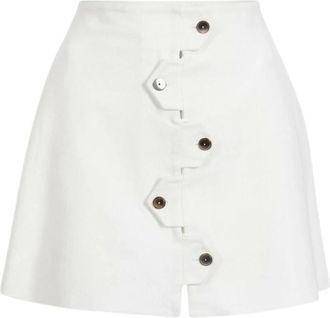 Pinko Midi Skirts - Dames - Korte rokken - Wit - S - Rokken