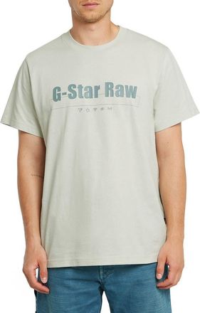 G-Star Symbols Print Loose Organic Cotton Graphic T-Shirt in Gs Mercury at Nordstrom, Size Xx-Large