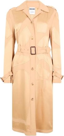 Moschino Shirt Dress - Dames - Shirt Kleedjes - Beige - S - Kleedjes