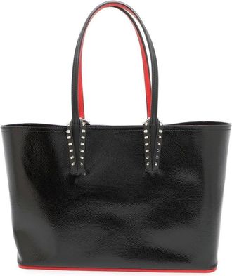 Christian Louboutin Pre-owned Tote Bags, female, Black, Size: ONE SIZE Pre-owned Patent Leather Tote Bag
