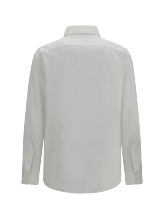 Brunello Cucinelli Mens Cotton Shirt Taupe Cotton; Lyocell