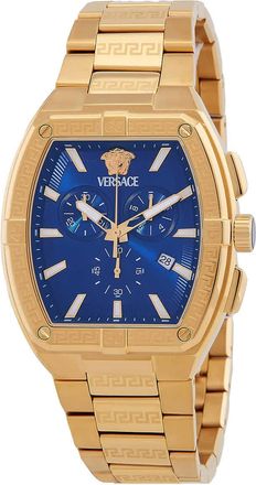 Versace Chronograph Quartz Blue Dial Mens Watch VESP00724