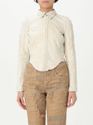 Diesel Giubbotto Diesel in denim distressed