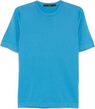 SAPIO T-shirt in maglia fine - Blu