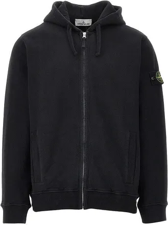 Stone Island Cotton french terry hoodie Man M