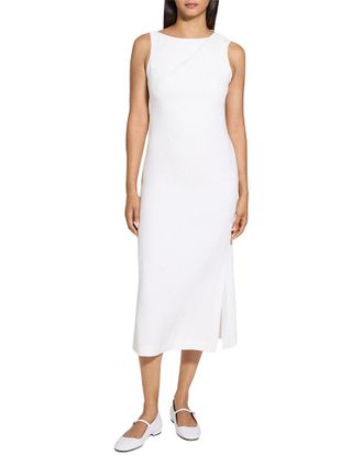 Theory Linen-Blend Tank Dress