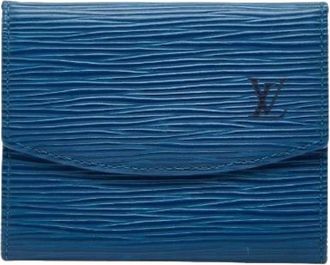 Louis Vuitton Pre-owned Wallets, female, Blue, Size: ONE SIZE Pre-owned Leather Wallet