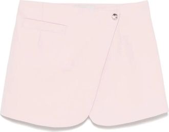 Coperni Overlapping Panel Short Skirt - Dames - Korte rokken - Roze - XS - Rokken