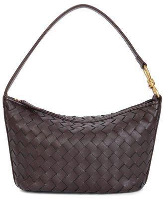 Tiffany & Fred Hand-Woven Leather Hobo Bag