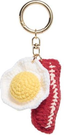 Leith Bacon and Egg Bag Charm in White Multi at Nordstrom Rack