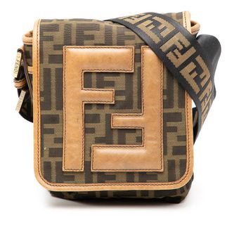Fendi Pre-owned Fendi Mini FF Zucca Canvas Crossbody Ladies 7VA155 MX7 108 2305