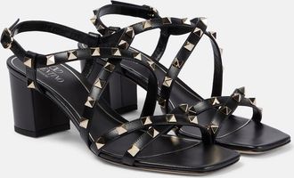 Valentino Garavani Sandali Rockstud in pelle
