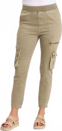 Xcvi Brantley Cargo Pants In Sand Lime Pigment