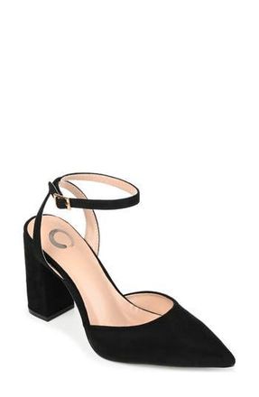 Journee Collection Tyra Pump - Wide Width in Black at Nordstrom Rack, Size 7.5