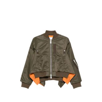 sacai Zip-up Bomber Jacket