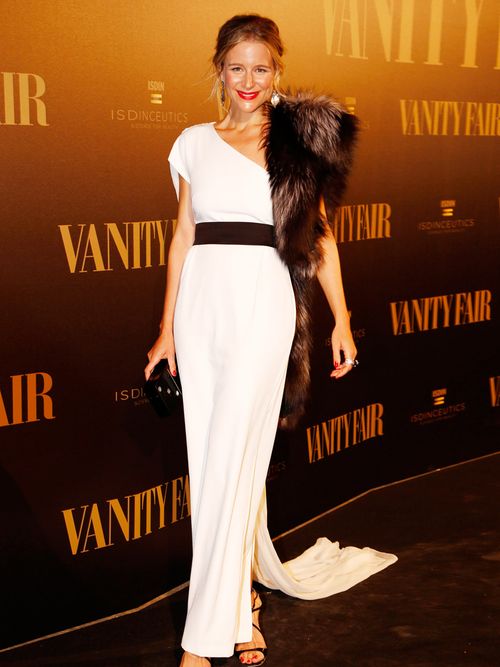 Maria de Leon en la cena de gala de Vanity Fair, en Madrid. 