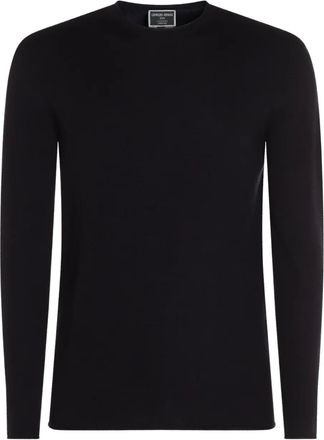 Giorgio Armani Maglione Icon in cashmere a maniche lunghe - Blu