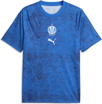 Puma Maglia da riscaldamento Olympique de Marseille da uomo, Accessori, Blu, 3XL