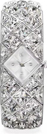 Swarovski Curiosa Bangle Watch - Dames - Horloges - Grijs - ONE Size - Accessoires