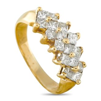 Luxury Bazaar 14K Yellow Gold 1.60ct Diamond Ring MF05-081226