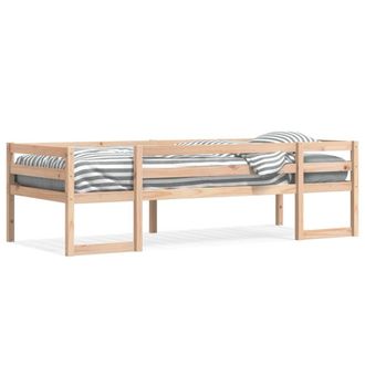 Berkfield Home Metal Bed Frame with Headboard & Footboard White 150x200 cm Kin in Brown | Size: Small Single