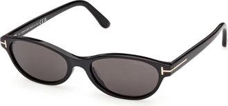 Tom Ford Chloe Zonnebril - Dames - Zonnebrillen - Zwart - 52 MM - Accessoires