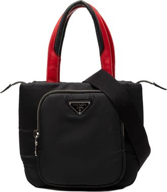 Prada Pre-owned Prada Small Tessuto Pocket Top Handle Cargo Bag Ladies O0KVXDNAIWP1BOJT