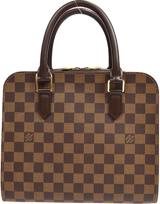 Louis Vuitton Triana Bag Damier Brown Canvas Handbag (Pre-Owned)
