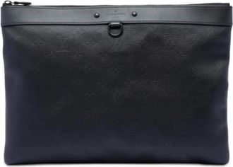 Louis Vuitton Pre-owned Discovery Pochette - Dames - Vintage Clutch - Zwart - ONE Size - Leer - Vintage