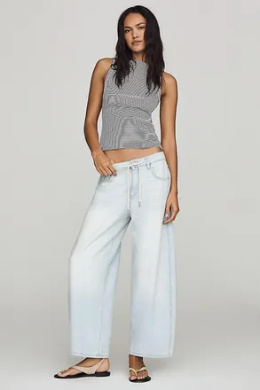 DL1961 Taylor 100% Cotton Petite Barrel Jeans