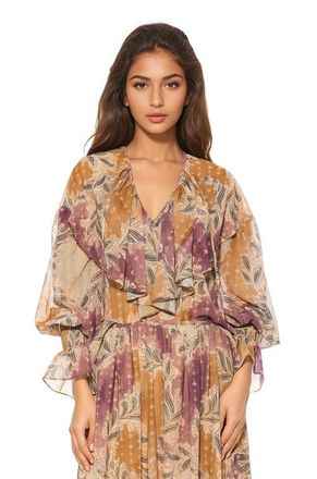 Alexia Admor Serelise Blouse in Multi Paisley at Nordstrom, Size X-Small L