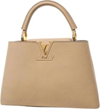 Louis Vuitton Pre-owned Handtas - Dames - Pre-owned - Beige - Maat: ONE Size Taf