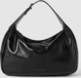 Brunello Cucinelli Boule hobo bag in nappa leather in Black at Nordstrom