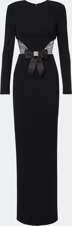 Rebecca Vallance Aurelia embellished lace-trimmed gown