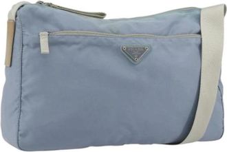 Prada Pre-owned Vintage Schoudertas - Dames - Vintage Schoudertas - Blauw - ONE Size - Nylon - Vintage