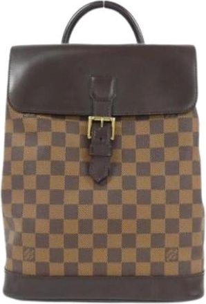 Louis Vuitton Pre-owned Vintage Rugzak - Dames - Vintage Rugzakken - Bruin - ONE Size - Vintage