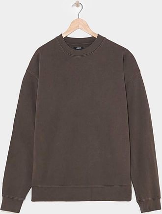 Jacamo Relaxed Fit Garment Dyed Crew Sweatshirt