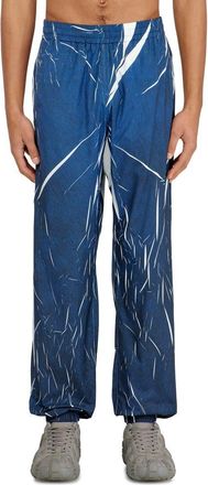 Diesel P-Arelion-CJBC Trompe lOeil Botched Denim Joggers in Indigo/Blue at Nordstrom, Size X-Large
