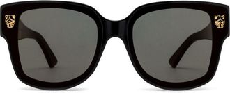 Cartier Panthere de Cartier Grey Square Ladies Sunglasses CT0357SA 001 63