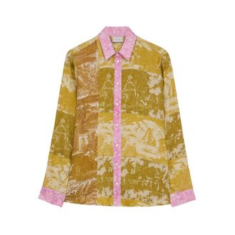 Pierre-Louis Mascia Mujer, Blusas y Camisas, Amarillo, Talla: XS